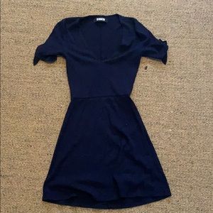 Reformation Navy Dress